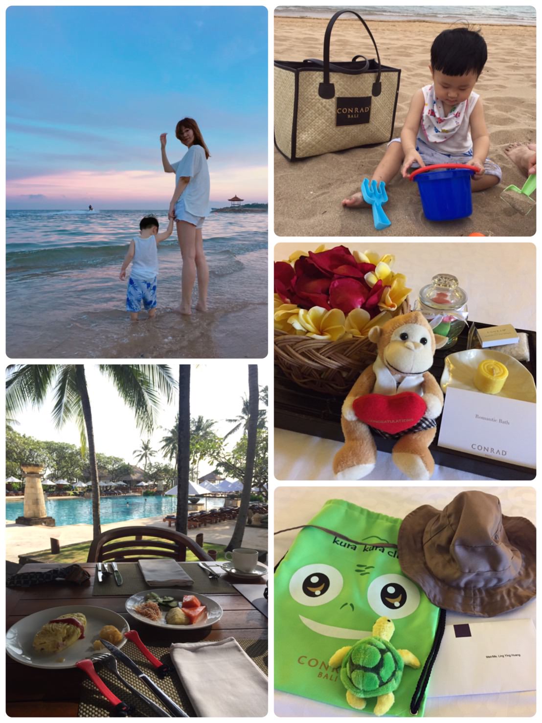 『2017峇里島親子度假之旅』♥就從港麗飯店(Conrad Bali Resort & Spa)開始♥分享寶寶出國相關小心得(≧∇≦)/