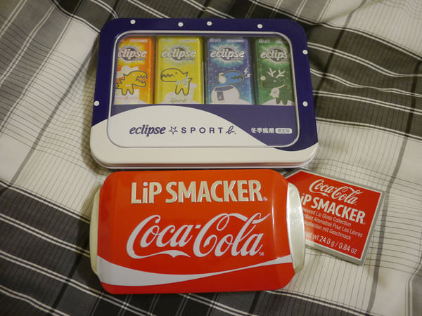 聖誕節來交換禮物吧♥Coca-Cola Lip Smacker  vs eclipse SPORT b 冬季瘋潮限定版♥♥♥