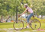 皮革 水鑽 打造時髦復古風 女性專屬單車 優雅上路